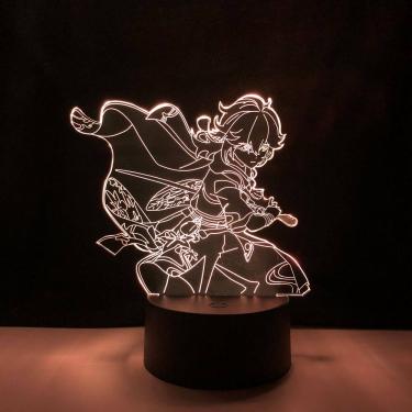 Imagem de Luz noturna LED 3D Plants vs Zombies Kaedeharas Kazuhas