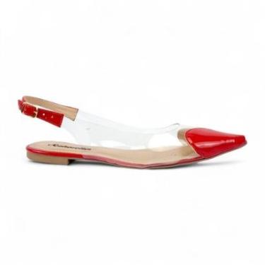 Imagem de Sapatilha Vinil Transparente Detalhe De Coração-Feminino