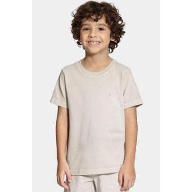 Imagem de Camiseta Aramis Piquet Estonada Manga Curta Bege-Masculino