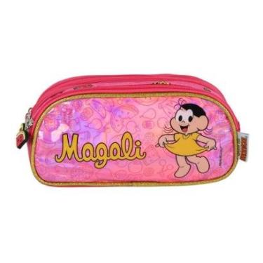 Imagem de Estojo Escolar Luxcel Turma da Mônica Rosa-Feminino
