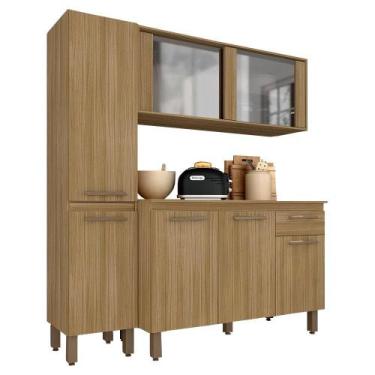 Imagem de Armário Tieli Paneleiro Simples 3 Peças Boreal - Móveis Arapongas - A 