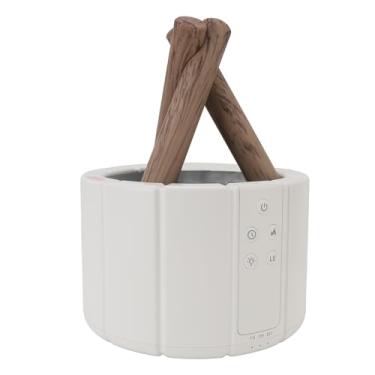 Imagem de Generic Difusor de óleo Essencial, Difusor de Fogueira USB 250ml Com Controle Remoto para Uso Doméstico (Branco)