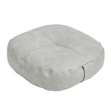 Imagem de Wswqop Almofada Redonda para O Chão, Apoio para Os Pés No Chão, Almofada Confortável para Assento, Almofada de Meditação para Escritório, Cadeira Infantil, S, Cinza claro, Tamanho real