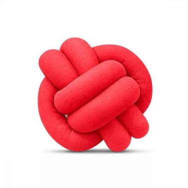 Imagem de Almofada Nozinho Escandinavo Nó Decoração Diversas Cores Sala Quarto L