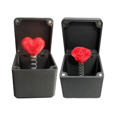 Imagem de Caixa De Presente Surpresa Pop-up Rosa Com Dedo Do Meio, Brinquedo De 