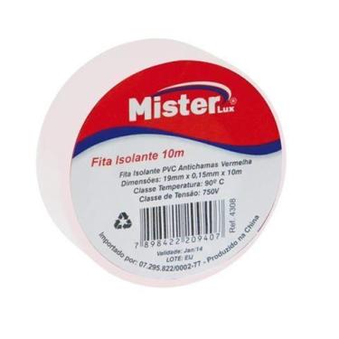 Imagem de Fita isolante branca com 10 metros - mister