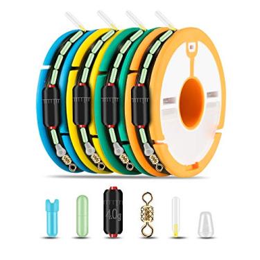 Imagem de Linha de Pesca Trançada Nylon com Bobina Chumbinho Pivô Banco Boia Espaço Feijões Acessórios Força Superior Absorção Água Afundamento Rápido Abrasão Completos para Amantes