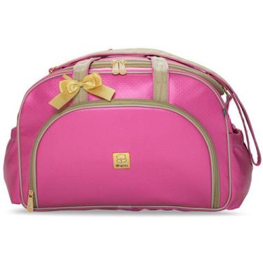Imagem de Bolsa Maternidade Grande Enxoval Bebe Pink Barbie Miellu - Miellu Bols