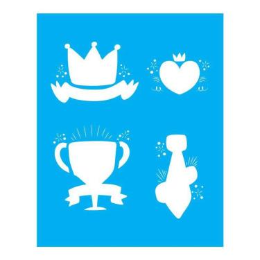 Imagem de Stencil Tamako Troféu - 20X25Cm - Ref B310