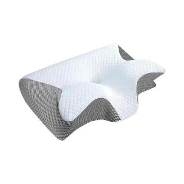 Imagem de Almofada De Pescoço Em Espuma Viscoelástica Butterfly Para Alívio Da D