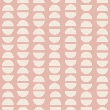 Imagem de Papel De Parede Revoada Café Rosa E Branco 4462