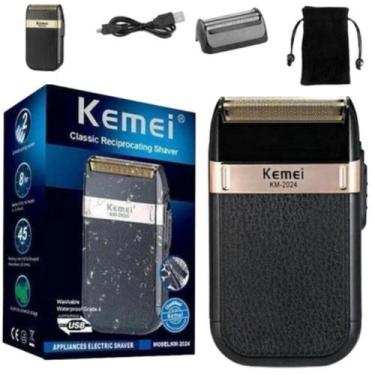 Imagem de Barbeador Kemei 2024 Sem Fio Preciso, Bivolt