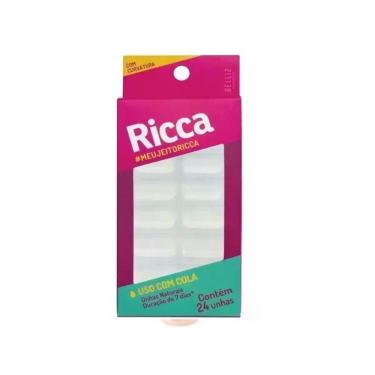 Imagem de Unhas Postiças Naturais Com Curvatura Ricca