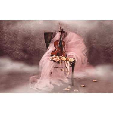 Imagem de Fundo Fotográfico Em Tecido Violino Bailarina 2,80X1,50