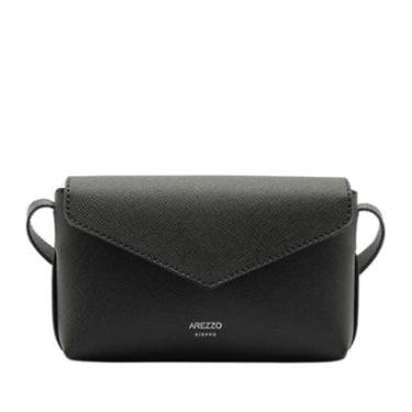 Imagem de Bolsa Arezzo Tiracolo Preta Pequena Envelope-Feminino