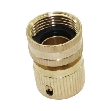 Imagem de Conector Rápido De Cobre De 3/4 Polegadas Com Rosca Macho E Fêmea Para