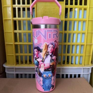 Imagem de Copo KPop Demon Hunters Isolado em Aço Inoxidável 900 mL