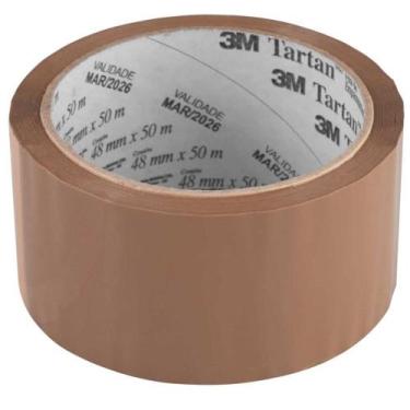 Imagem de Fita adesiva 48 mm x 50 m marrom - HB004723407 - 3M, Marrom