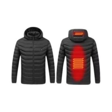 Imagem de Jaqueta Masculina Aquecida Com USB, Parka De Inverno Elétrica, Casaco 