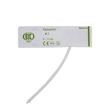 Imagem de Braçadeira Manguito Vet. N3 (6 A 11Cm) 1 Via Desc. Bic Vet
