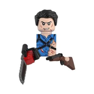 Imagem de Mini Blocos De Montar Blind Box Chainsaws Man Denji Pochita Makima Pow