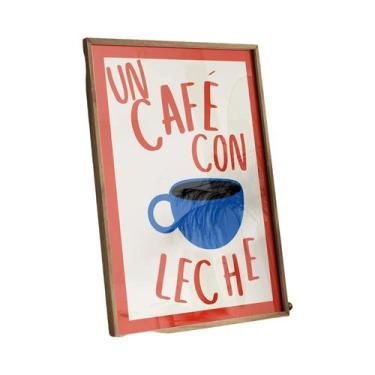 Imagem de Pôster De Arte De Parede Minimalista Espanhol but First Cafecito Em Te