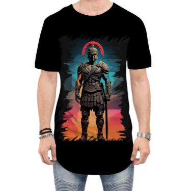 Imagem de Camiseta Longline Soldado Romano Império 3 - Kasubeck Store®, GG