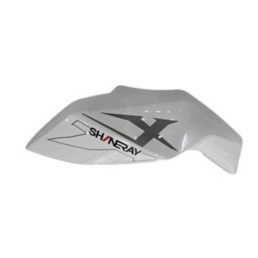 Imagem de Carenagem Esquerda Branca Moto Shineray Shi175 Carburador Branco