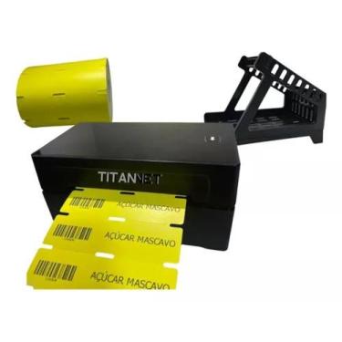 Imagem de Impressora De Etiqueta Térmica Bluetooth Usb+ 1 Rolo Gôndola - TITANNE