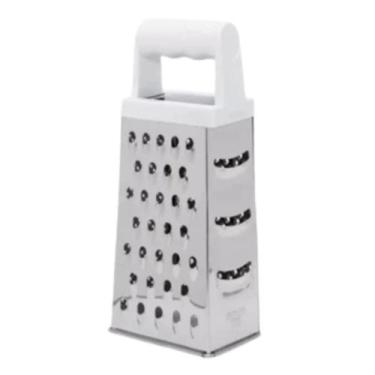 Imagem de Ralador De Aço 4 Faces Inox Versátil Nix House COR:PRETO, BRANCO