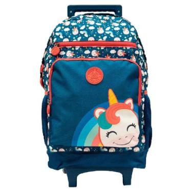 Imagem de Mochila Rodinhas 16 College Unicórnio G Juvenil Xeryus-11300