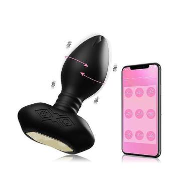Imagem de Plug Anal Recarregável com Vibração e Controle por App Bluetooth - no-