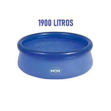 Imagem de Piscina Inflável Mor 1900 Litros 2,15 x 63cm - Ref 1049, UNICO, Azul