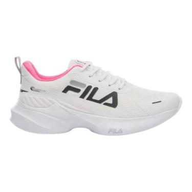 Imagem de Tênis Fila Progress Lite Branco Feminino, Preto, 36