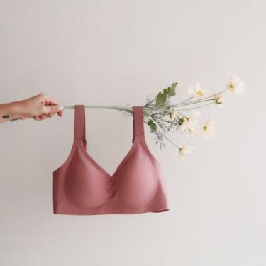 Imagem de Sutiã Comfort UP Sem Costura Bojo Flexível PP Ao G3 Fita UP, Rose, P (