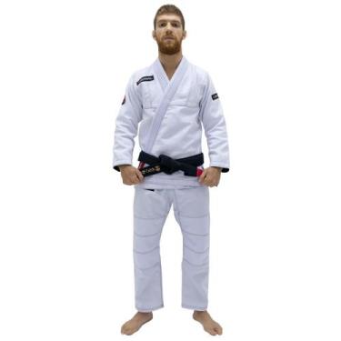 Imagem de Kimono Jiu Jitsu Koral MKM 2.1 Branco, A0