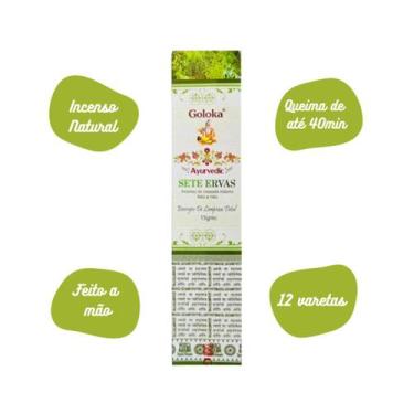 Imagem de Incenso Massala Goloka - Ayurvedic Sete Ervas