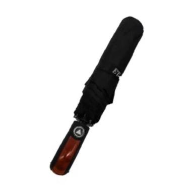 Imagem de Guarda Chuva Automático Grande Reforçado 120 Cm Mais Capa Preto - Jodi