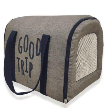 Imagem de Bolsa de Transporte Fábrica Pet New Collection Bege para Cães e Gatos 