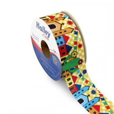 Imagem de Fita Gorgurão Festa Junina 38mm X 9,14m Laço Arraiá São João Decoração