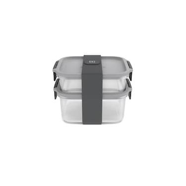 Imagem de Kit Marmiteira Electrolux Lunch Box Plástico Cinza Resistente