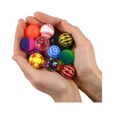Imagem de Bola De Borracha Para Crianças 25mm 10-50 Peças Lembrancinhas De Festa