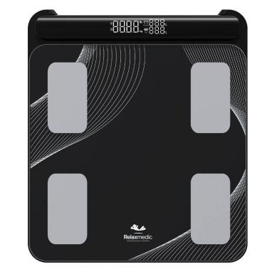 Imagem de Balança Digital de Bioimpedância Biolife Relaxmedic com Bluetooth e Análise Corporal Completa