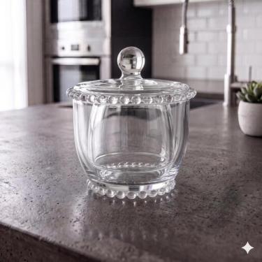 Imagem de Manteigueira Francesa Pearl Cristal - Wolff, Cristal