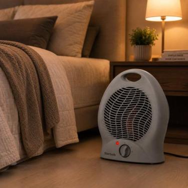 Imagem de Aquecedor de Ar Elétrico 2000W 220V Cinza Startools para Uso Doméstico