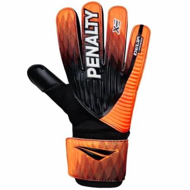 Imagem de Luva de Goleiro Campo/Futsal Adulto Penalty Delta Training, Laranja, P