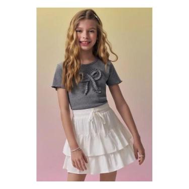 Imagem de Saia Infantil Menina Off Vic&Vicky, 12, Off white