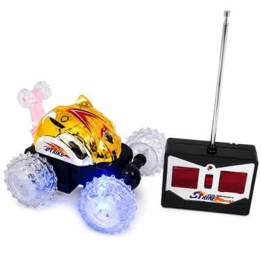 Imagem de Carrinho Controle Remoto Acrobático Gira 360 com Luzes e Música para C
