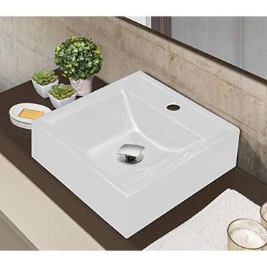 Imagem de Kit Cuba Quadrada Sobrepor C/Valvula Click