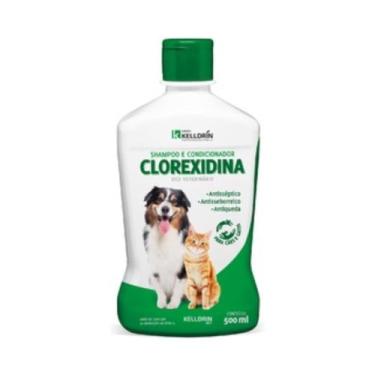 Imagem de Shampoo E Condicionador Premium Clorexidina Kelldrin 500ml